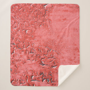  roestig ijzer muur textuur sherpa deken