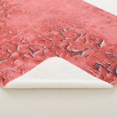  roestig ijzer muur textuur sherpa deken (3/4)