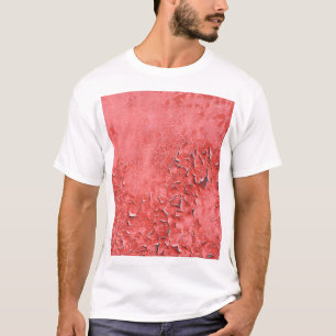 roestig ijzer muur textuur t-shirt