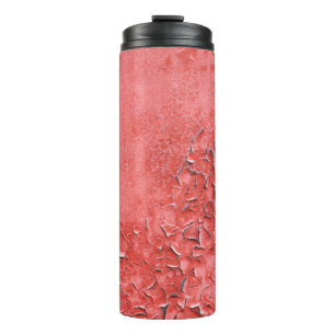  roestig ijzer muur textuur thermosbeker