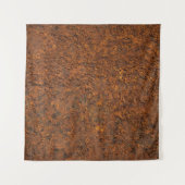 Roestig metaal: getextureerde ijzeresthetiek. wandkleed (Voorkant (horizontaal))