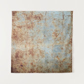 Roestig metalen paneel, gestructureerde achtergron wandkleed (Voorkant (horizontaal))