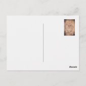 Roestig metalen voorwerp briefkaart (Achterkant)