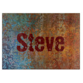 Roestig, Patina, Grunge Stoomtech Snijplank (Voorkant)