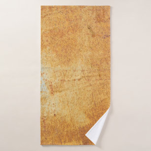 roestig patroon en achtergrondabstract, gerijpt, k badhanddoek