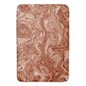 Roestig rood marmer abstract badmat (Voorkant Verticaal)