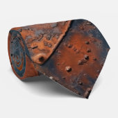 Roestige metalen panelen stropdas (Opgerold)