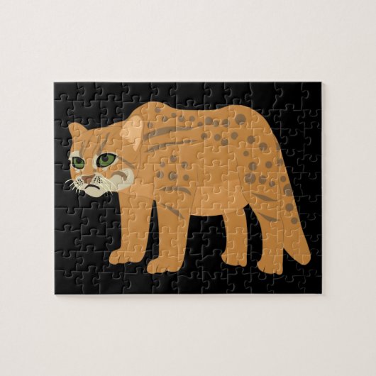 roestkattenpuzzel legpuzzel (Horizontaal)