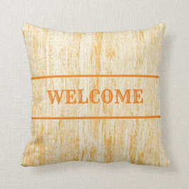Roestkleurig, western, roestkleurig, welkom kussen