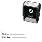 Roeststempel met eigen inkt  zelfinktende stempel (In situ)