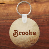 roestvrij papier, Rust Brown Sleutelhanger (Voorkant)