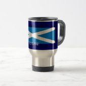 Roestvrij staal 15 oz Reis/Commuter Mok saltire (Voorkant rechts)
