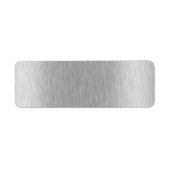 Roestvrij staal getextureerd etiket (Voorkant)