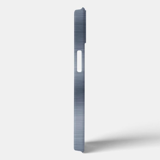 Roestvrij staal in penseelGepersonaliseerd monogra Case-Mate iPhone Case (Achterkant / Rechts)