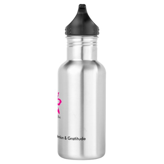 Roestvrij staal Lotus Heart Zen Water Fles (Rechts)