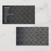 Roestvrij staal visitekaartje (Voorkant / Achterkant)