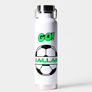 Roestvrij staal Voetbal Waterfles (22 oz.)