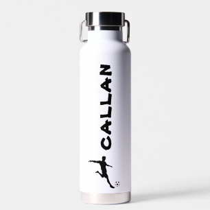 Roestvrij staal Voetbal Waterfles (22 oz.)
