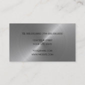 Roestvrij Visitekaartje (Achterkant)