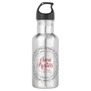 Roestvrij waterflesje - Jane Austen Period Dramas Waterfles