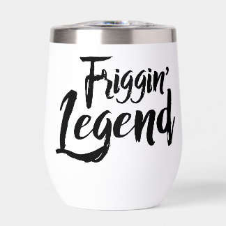 Roestvrij Wijnglas - Friggin' Legend