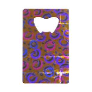 Roestvrijstalen flesopening kredietkaart flessenopener