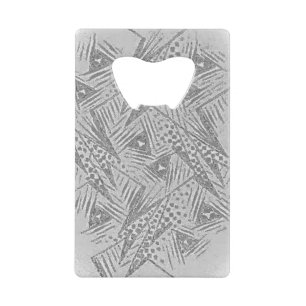 Roestvrijstalen flesopening kredietkaart flessenopener