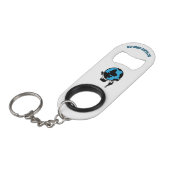 Roestvrijstalen flesopening mini flessenopener (Voorkant Gekanteld)