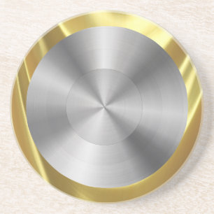 Roestvrijstalen look goud Onderzetter
