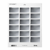 Roestvrijstalen textuur met belichtingspunten etiket (Full Sheet)