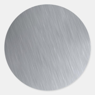 Roestvrijstalen textuur met belichtingspunten ronde sticker