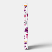 roetkleurig vogelpatroon Case-Mate iPhone case (Achterkant / Links)