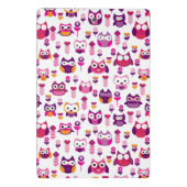 roetkleurig vogelpatroon mini klembord (Achterkant)