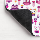 roetkleurig vogelpatroon muismat (Hoek)