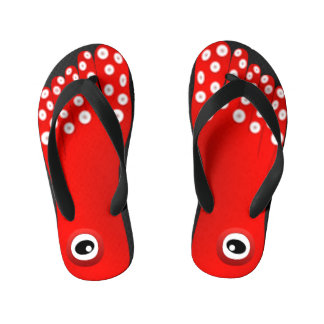 roetvormig octopus kinder teenslippers