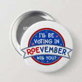 ROEvember badge de vote (Devant & derrière)
