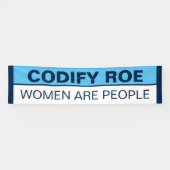 Roevember Codificeren Roe Vrouwen Zijn Mensen Spandoek (Horizontaal)