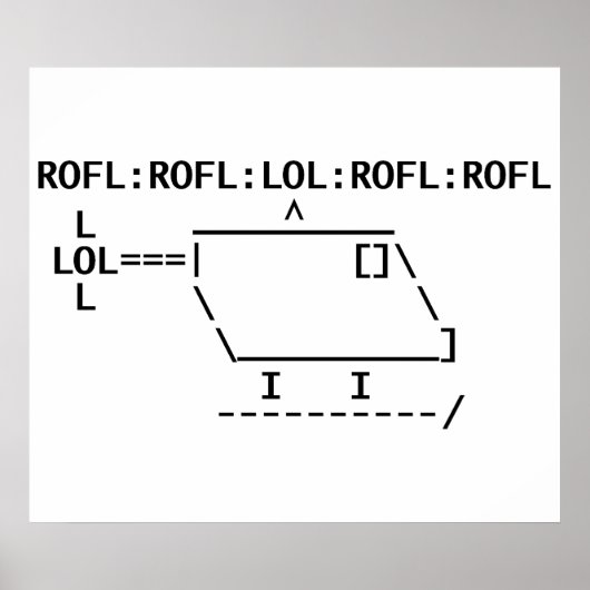 ROFLcopter Poster (Voorkant)