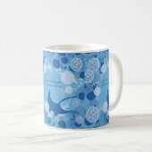 rog, bloem, sinaasappel, mandala, zen, chakra, koffiemok (Voorkant rechts)