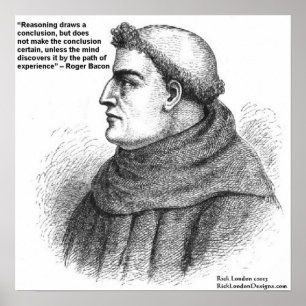 Roger Bacon "Ervaring Quote" Poster