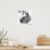 Roger Bacon "Ervaring Quote" Poster (Keuken)