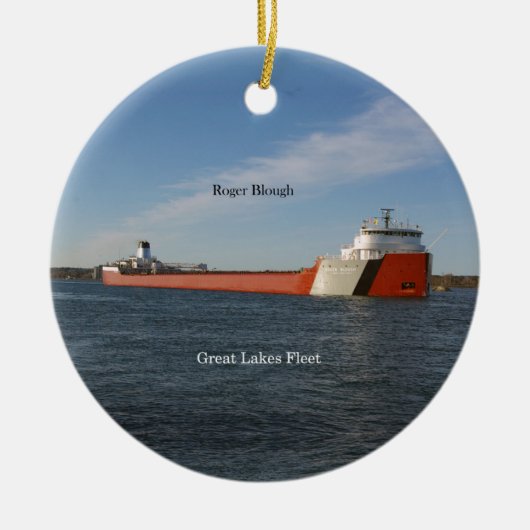 Roger Blough Keramisch Ornament (Voorkant)