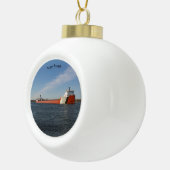 Roger Blough Keramische Bal Ornament (Rechts)