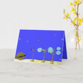 Roger et la carte d'anniversaire de Blowfish… (Fleur jaune)