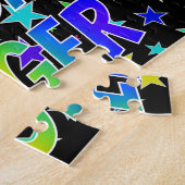 "ROGER" First Name, Fun "HAPPY BIRTHDAY" Legpuzzel (Zijkant)