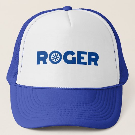 Roger Petrol Head Trucker Hat Pet (Voorkant)