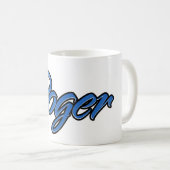 Roger Prénom Blue Tasse Café (Devant droit)