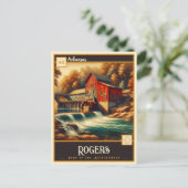 Rogers, Arkansas |  BRIEFKAART (Staand voorkant)