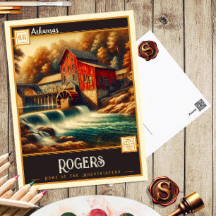 Rogers, Arkansas    BRIEFKAART