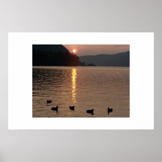 ROGERS ROCK LAKE GEORGE NY POSTER (Voorkant)